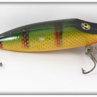 Vintage Shur Strike Yellow Perch Floating River Runt Lure 