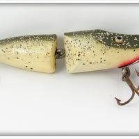 Vintage Shur Strike Silver Flash Jointed River Master Lure 