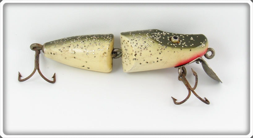 Vintage Shur Strike Silver Flash Jointed River Master Lure 