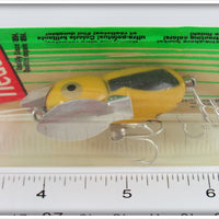 Heddon Yellow Green Wings Tiny Crazy Crawler On Card