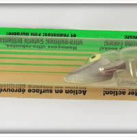 Heddon Clear Cream Eyes With Dice Crazy Crawler Mouse On Card 