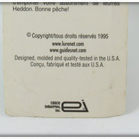 Heddon Clear Cream Eyes With Dice Crazy Crawler Mouse On Card