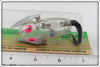 Heddon Clear Pink Eyes With Dice Crazy Crawler Mouse On Card