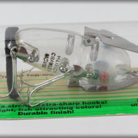 Heddon Clear Blue Eyes With Dice Crazy Crawler Mouse On Card