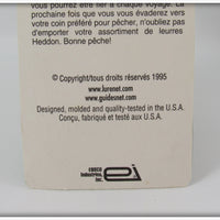 Heddon Clear Blue Eyes With Dice Crazy Crawler Mouse On Card