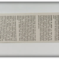 Heddon Clear Blue Eyes With Dice Crazy Crawler Mouse On Card