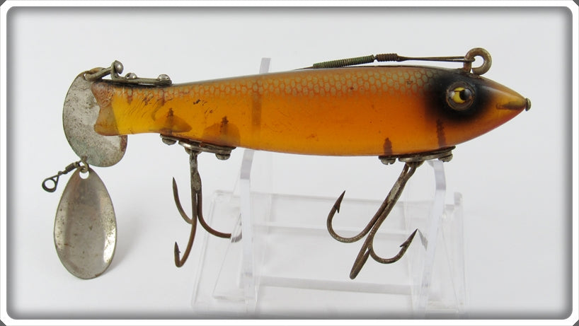 Vintage Heddon Shiner Scale Spook Super Dowagiac Lure