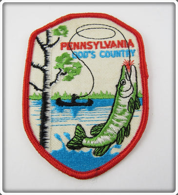 Pennsylvania God's Country Muskie Fishing Patch