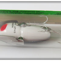 Heddon Grey Mouse Crazy Crawler On Card
