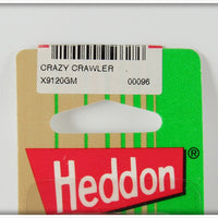 Heddon Grey Mouse Crazy Crawler On Card