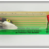 Heddon Black Red Wings Crazy Crawler Lure On Card 