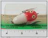 Heddon Red & White Shore Tiny Crazy Crawler On Card