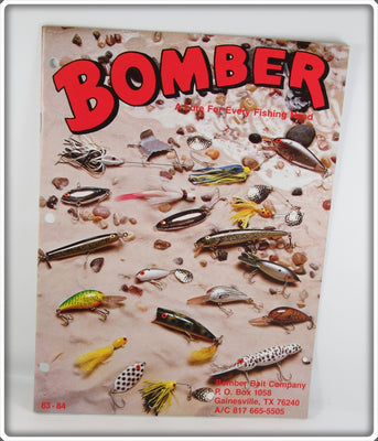 Vintage 1983-1984 Bomber Bait Company Catalog