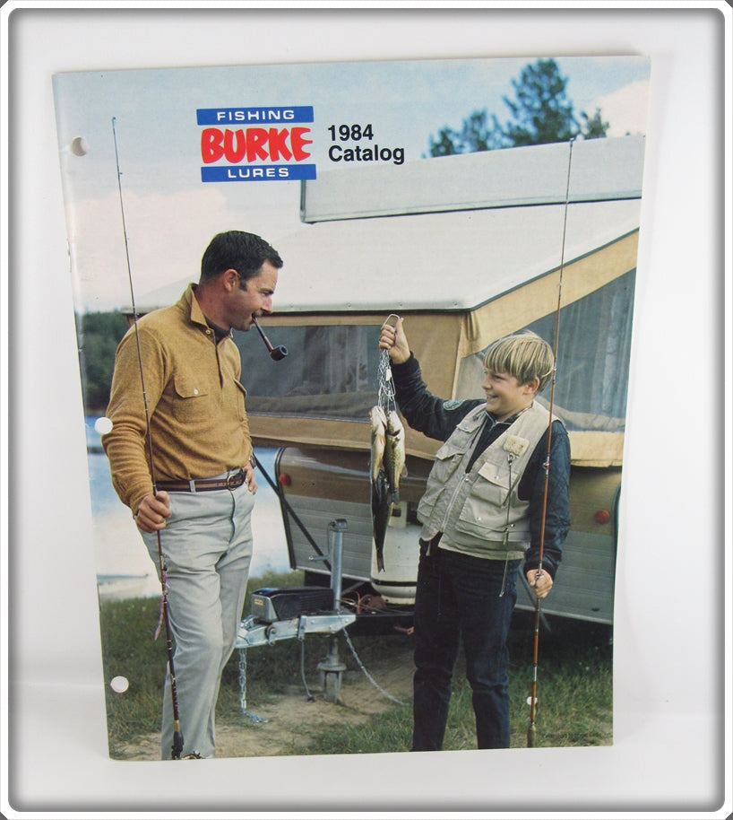 burke fishing lures Vintage 1984 Burke Fishing Lures Catalog For Sale