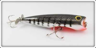 Bagley Black On Silver Chrome Crayfish Chug-O-Lure