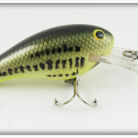 Bagley Little Bass On Chartreuse Diving Killer B II KB2 Lure