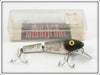 Vintage L&S Bait Co Silver Flash Bass Master Lure In Box