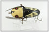 Heddon Black White Head Crazy Crawler