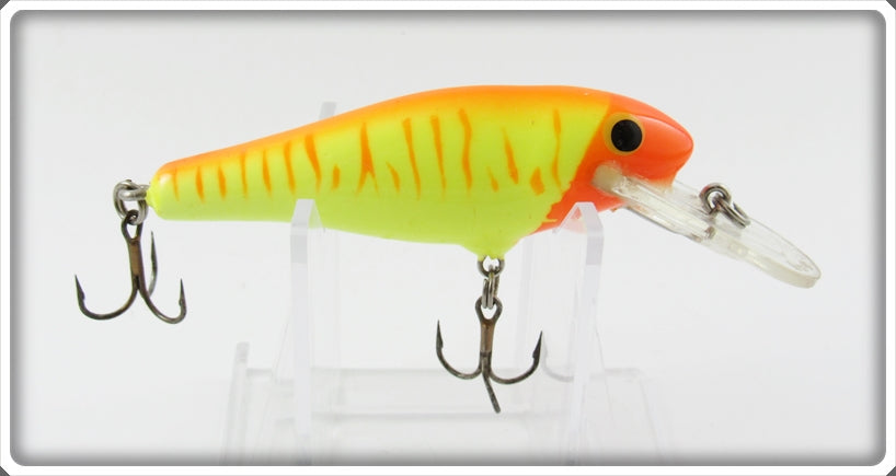 Bagley Orange On Chartreuse Bass N Shad Lure