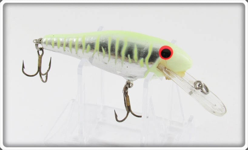 Bagley Chartreuse On Chrome Bass N Shad Lure