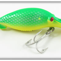 Luhr Jensen Fluorescent Green & Chartreuse Hot Shot Lure #25