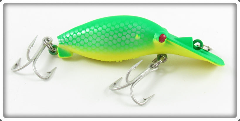 Luhr Jensen Fluorescent Green & Chartreuse Hot Shot Lure #25