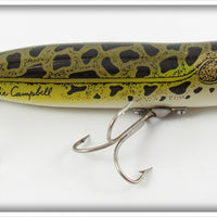 Vintage Heddon Charlie Campbell Natural Frog Zara Spook Lure 