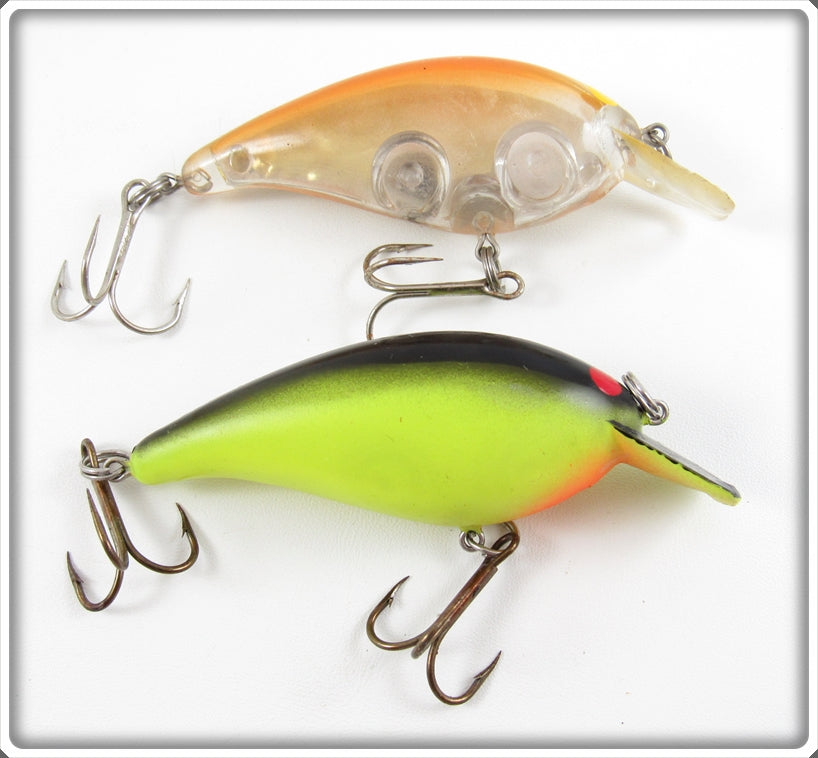 Norman Chatreuse & Hologram Finish Little N Lure Pair 