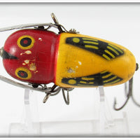 Heddon Yellow Red Head Fat Head Crazy Crawler
