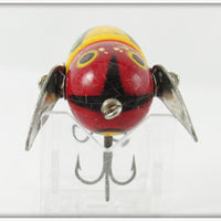 Heddon Yellow Red Head Fat Head Crazy Crawler
