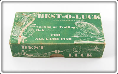 Vintage South Bend Best O Luck Empty Lure Box 