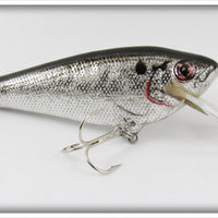 Bagley Black On Silver Foil Small Fry Shad Lure