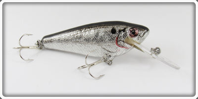Bagley Black On Silver Foil Small Fry Shad Lure