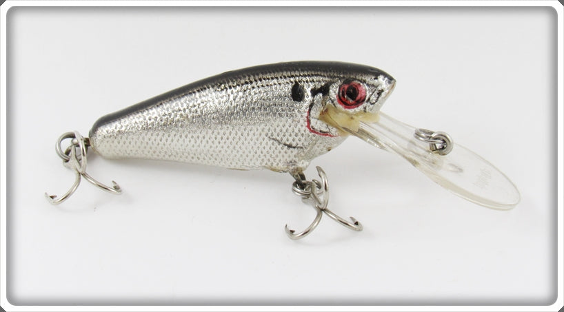 Bagley Black On Silver Foil Small Fry Shad Lure