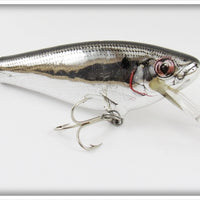 Bagley Black On Silver Chrome Small Fry Shad Lure