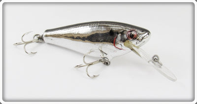 Bagley Black On Silver Chrome Small Fry Shad Lure