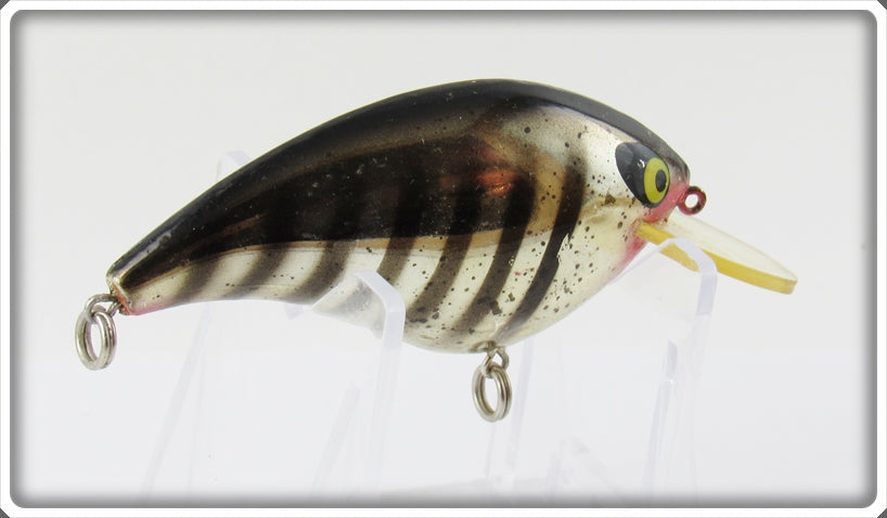Vintage Smithwick Chrome Black Stripes Bo Jack Lure B-3010 S