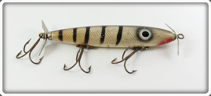 Vintage Gilmore White & Black Jumper Lure