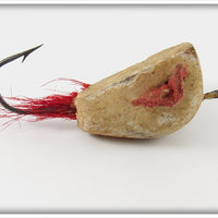 Vintage Jamison Red & White Coaxer Lure 