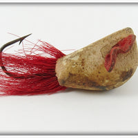 Vintage Jamison Red & White Coaxer Lure 