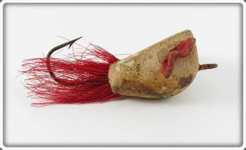 Vintage Jamison Red & White Coaxer Lure 