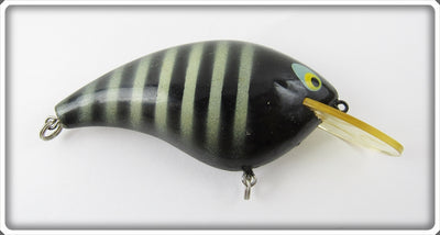 Vintage Smithwick Black & White Stripes Bo Jack Lure B-3024