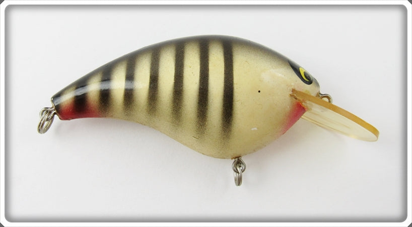 Vintage Smithwick White Black Stripes Bo Jack Lure B-3010