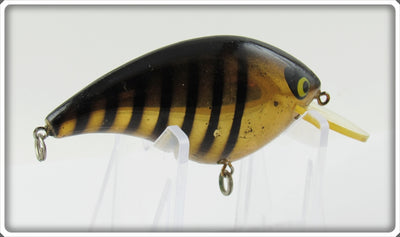 Vintage Smithwick Gold Black Stripes Bo Jack Lure B-3038S