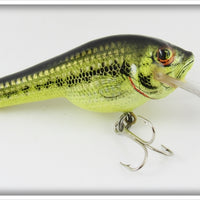 Bagley Little Bass On Chartreuse Small Fry Bass Lure