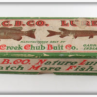 Vintage Creek Chub Pikie Scale Husky Pikie Empty Lure Box