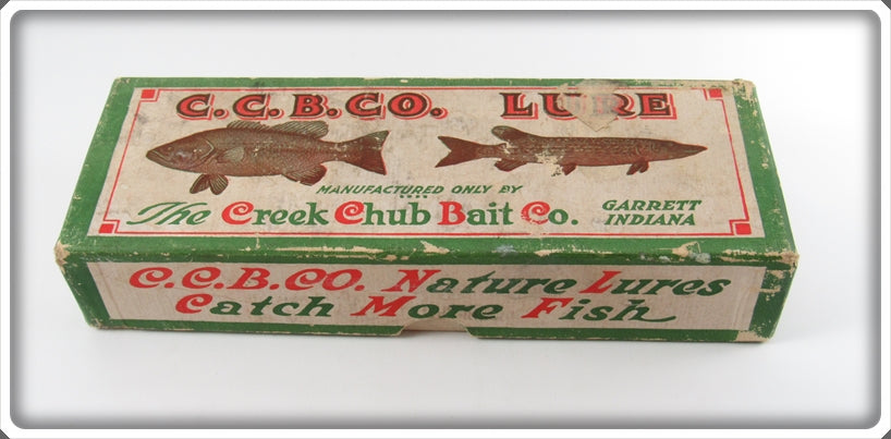 Vintage Creek Chub Pikie Scale Husky Pikie Empty Lure Box