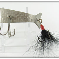 Vintage Creek Chub Nickel Wicked Wiggler Lure 