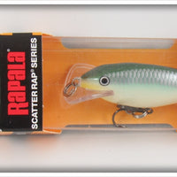 Rapala Blue Back Herring Scatter Rap Shad Lure In Box 