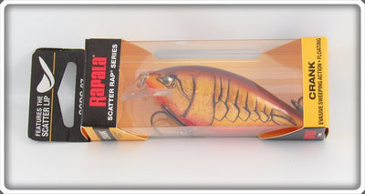 Rapala Dark Brown Crawdad Scatter Rap Crank Lure In Box